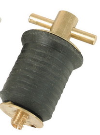 Whitecap 1-1/4' Brass Bailer Plug-Screw Type, WhiteCap Industries S-0294C