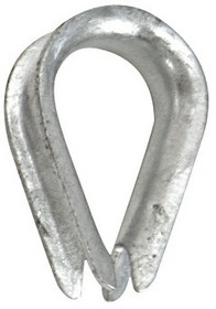 Whitecap Galvanized Rope Thimble-1/2', WhiteCap Industries S-1541P