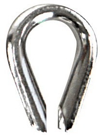 Whitecap S.S. Wire Rope Thimble - 3/8', WhiteCap Industries S-4084P