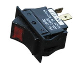 Whitecap Black Rocker Switch (Mom. On/Off/Mo, WhiteCap Industries S-8046C