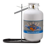 Flame King KT30MNT 30# Dual Propane Bottle Rack