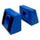Kemp USA 10-006 Pediatric Head Immobilizer Blocks (Pair), Royal Blue