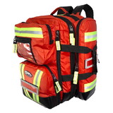 Kemp USA 10-115-RED-TPN Premium Ultimate EMS Backpack, Tarpaulin