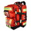 Kemp USA 10-115-RED-TPN Premium Ultimate EMS Backpack, Tarpaulin