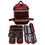 Kemp USA 10-122-RED-PRE Premium Rescue &amp; Tactical EMS Bag, Red