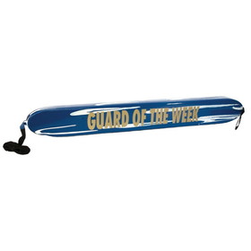 Kemp USA 10-212 50" Rescue Tube With Guard Of The Week Logo, Royal Blue With White Splash
