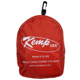 Kemp USA 10-526 Cpr Mask Adult & Child Combo With Gloves & Wipe In Soft Case Pouch