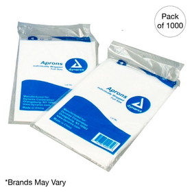 Kemp USA 11-174 Disposable Aprons (Bulk Packaging 1000 Pcs)