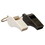 Kemp USA 10-423-BLK Plastic Pea Whistle, Black