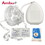 Kemp USA 10-501 Ambu in white case CPR Mask with O2 Inlet, Headstrap, Gloves, and Wipes