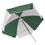 Kemp USA 12-002-GRN/WHI 6' Vinyl material Umbrella, Green / White