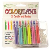 Keystone Candle BDayCF Colored Flame Birthday Candles