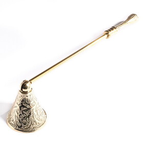 Keystone Candle Ornate Brass Candle Snuffer