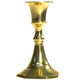 Keystone Candle BS-H52b 3.75 Inch Brass Taper Holder