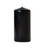 Keystone Candle BT3x6-Black 3x6 Black Pillar Candles Unscented
