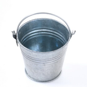 Keystone Candle BW-BY36 Mini Galvanized Pail 2.5 In.