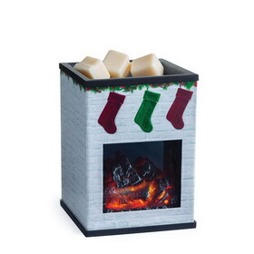 Keystone Candle CW-FLCRS Holiday Fireplace Illumination Tart Burner