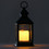 Keystone Candle DRI-30010458 Flameless Candle In Plastic Black Lantern