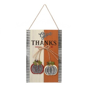 Keystone Candle DRI-30083466 Give Thanks Wall Sign