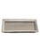 Plastic Rectangle Tray Silver