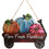 Farm Fresh Pumpkins Wagon Metal Sign