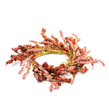 Keystone Candle Floral Rustic Pink Candle Ring