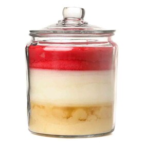 Keystone Candle J64SP-ApDump Layered Apple Dumpling 64 oz Jar Candles