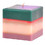 Keystone Candle LaySq-4in Colored Layer Square Candles 4 Inch
