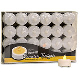 Keystone Candle LED-Tea-24pk Flameless Tea light Candles 24 Pack