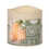 4X4 IVORY RESIN INDOOR/OUTDOOR LED CANDLE