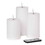 3 PIECE WHITE RESIN OUTDOOR LED CANDLE SET