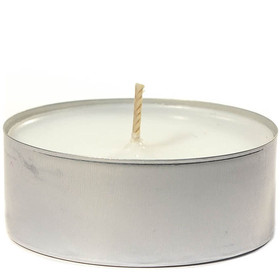 Keystone Candle PM-MegTin-Uns White Unscented Mega Tea Light