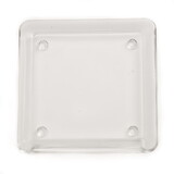 Keystone Candle QC-1131 Square Glass Candle Plate 5 Inch