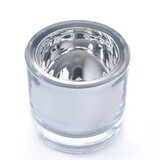 Keystone Candle Silver Chunky Mirrored Votive Cup