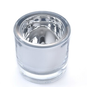 Keystone Candle Silver Chunky Mirrored Votive Cup