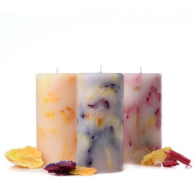 Keystone Candle Sp-3x6-Conf 3 X 6 Confetti Pillar Candle