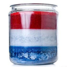 Keystone Candle SpJar-GigCan-PatLayer Patriot Layered 2 Gallon Candle