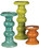 Keystone Candle Sul-cm2344 Pillar Holder Set Assorted Colors 3 Piece