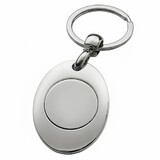 Aspire Blank Metal Keychain, Zinc Alloy Key Ring Holder for Car Keys