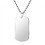 Muka Stainless Steel Blank Dog Tag Suitable for Laser Engraving in Different Colors Silver, Black, Gold, Rose Gold
