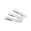 Muka 3pcs Stainless Steel Tie Clip, Tie Tack Pins Tie Clips 1.97 Inch for Fathers' Day