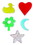 Skil-Care 914519 Gel Shapes (Tree, Star, Flower, Heart & Moon)