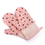 Aspire 2Pcs Kitchen Grilling Oven Mitts, Printed Gloves For Baking