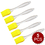 Aspire 5 Pcs Pastry and Basting Brush Heat Resistant Silicone Kitchen Grilling
