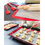 Aspire 2Pcs Silicone Non Stick Pastry and Basting Mat, With Measurements or Pyramid Surface