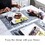 Aspire 4PCS Non-Slip PVC Place Mats, Non-Spill Heat Resistant Tablemat with Plastic Cover