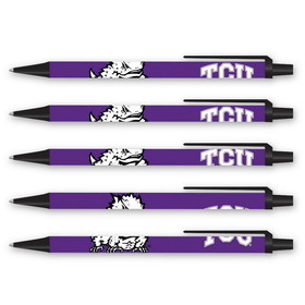 NCCA TCU Horned Frogs Pen 5 pack - Stacked