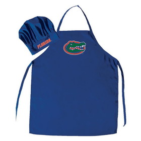 NCCA Florida Gators Apron & Chef Hat Set Blue