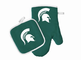 NCCA Michigan State Spartans Oven Mitt & Potholder - Green