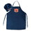 NCCA Auburn Tigers Apron & Chef Hat Set Navy